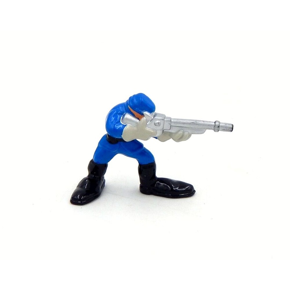 Fisher Price Great Adventures Western Calvary Soldier 1999 Blue Rifle Figurine